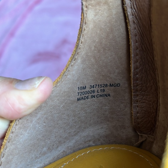 Frye Mustard Heels SIZE 10 - Picture 6 of 12
